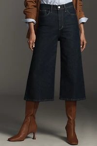 Joe's Jeans Culotte High-Rise Crop Wide-Leg