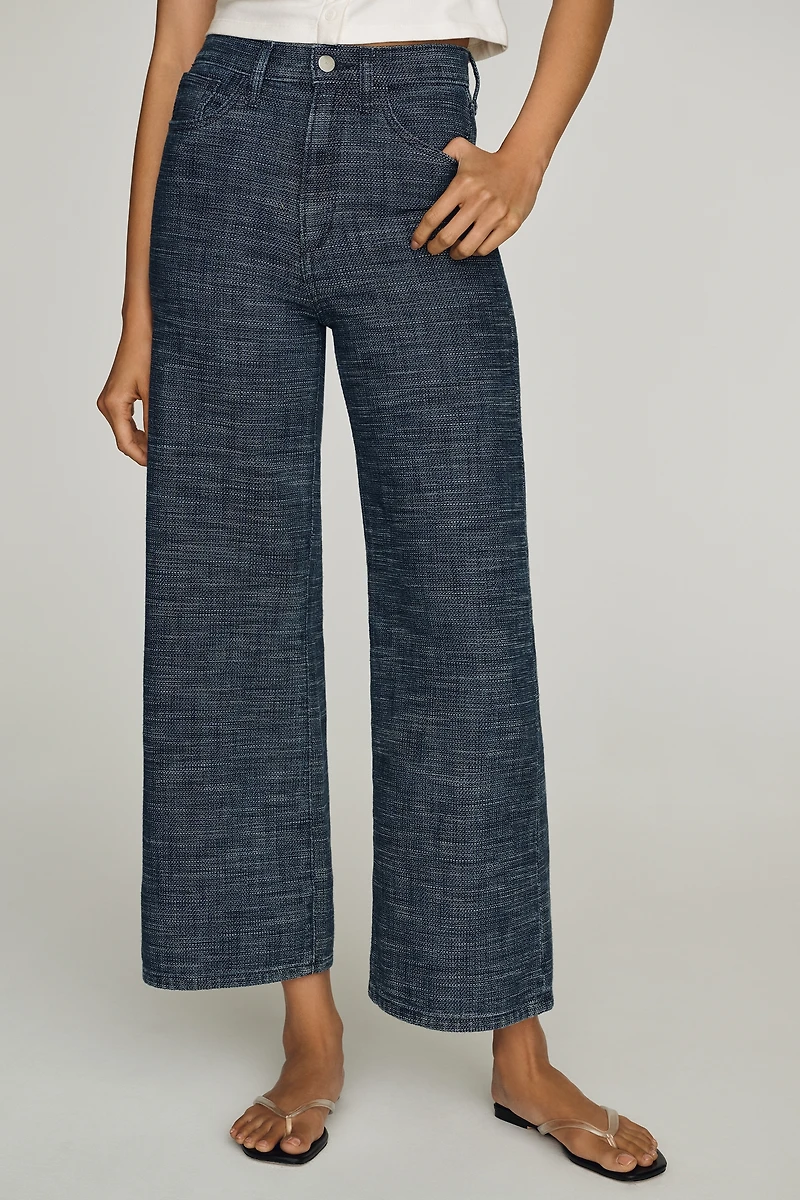 Joe's Jeans Mia High-Rise Ankle Wide-Leg