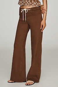 Joe's Jeans Lou Mid-Rise Wide-Leg