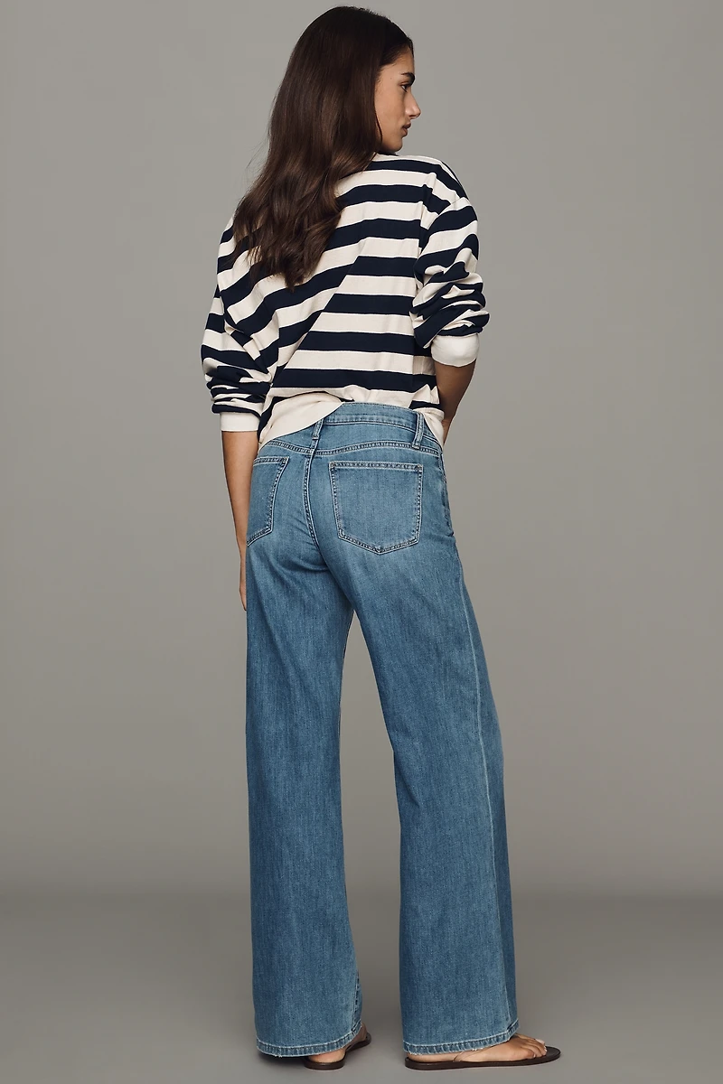 Joe's Jeans Drawstring Low-Rise Wide-Leg