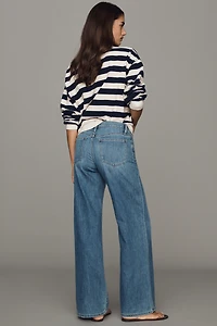 Joe's Jeans Drawstring Low-Rise Wide-Leg
