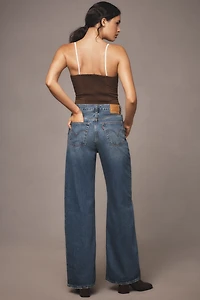Levi's Ribcage High-Rise Wide-Leg Jeans