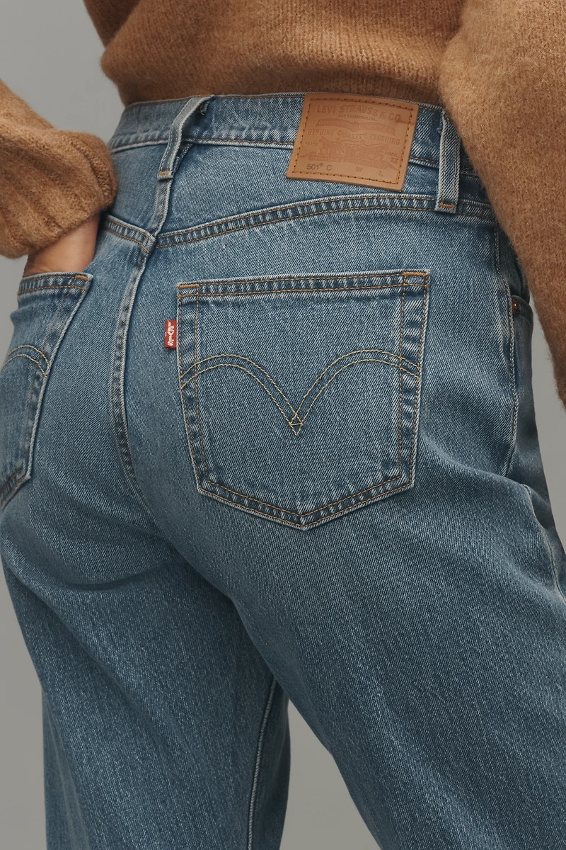 Levi's 501 Curve High-Rise Straight-Leg Jeans