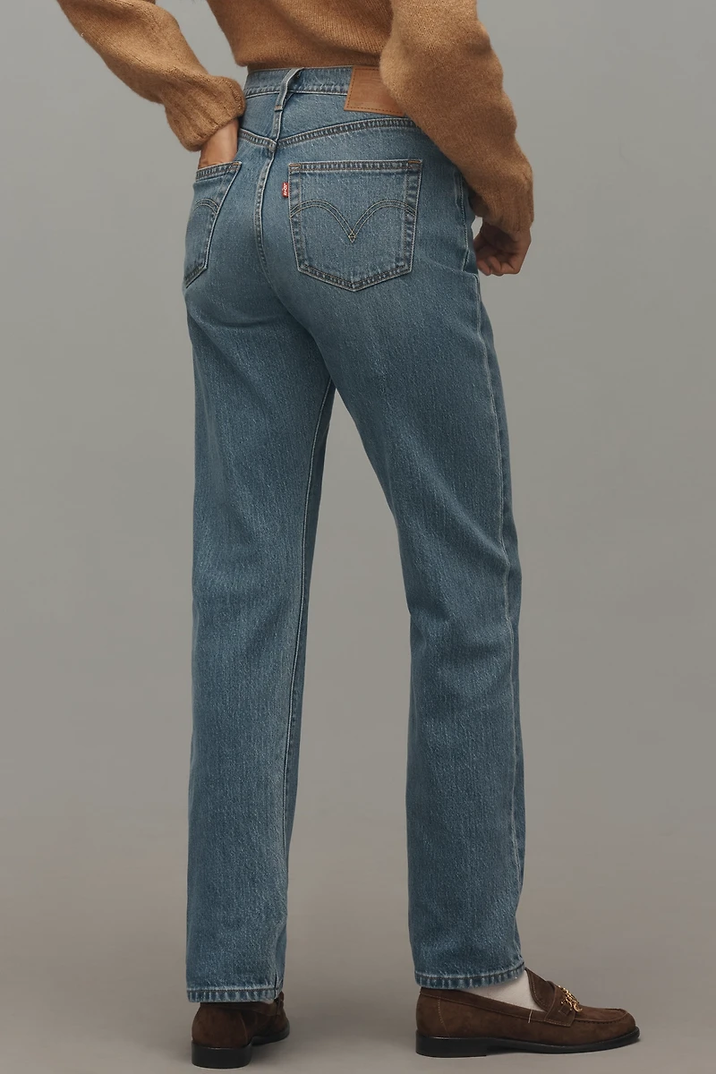 Levi's 501 Curve High-Rise Straight-Leg Jeans