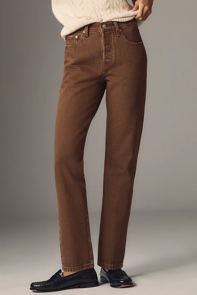 Levi's 501 High-Rise Straight-Leg Jeans