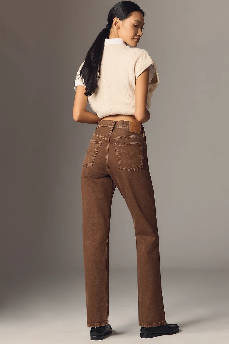 Levi's 501 High-Rise Straight-Leg Jeans
