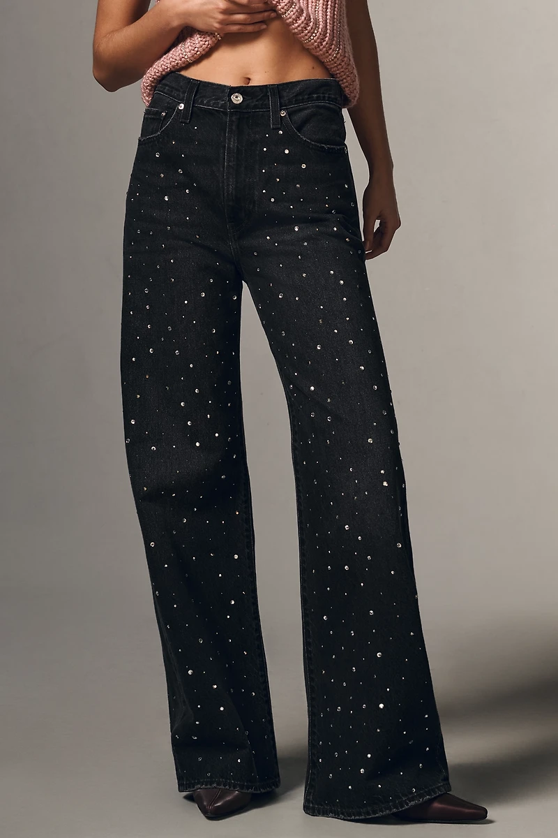 Levi's Ribcage High-Rise Wide-Leg Jeans