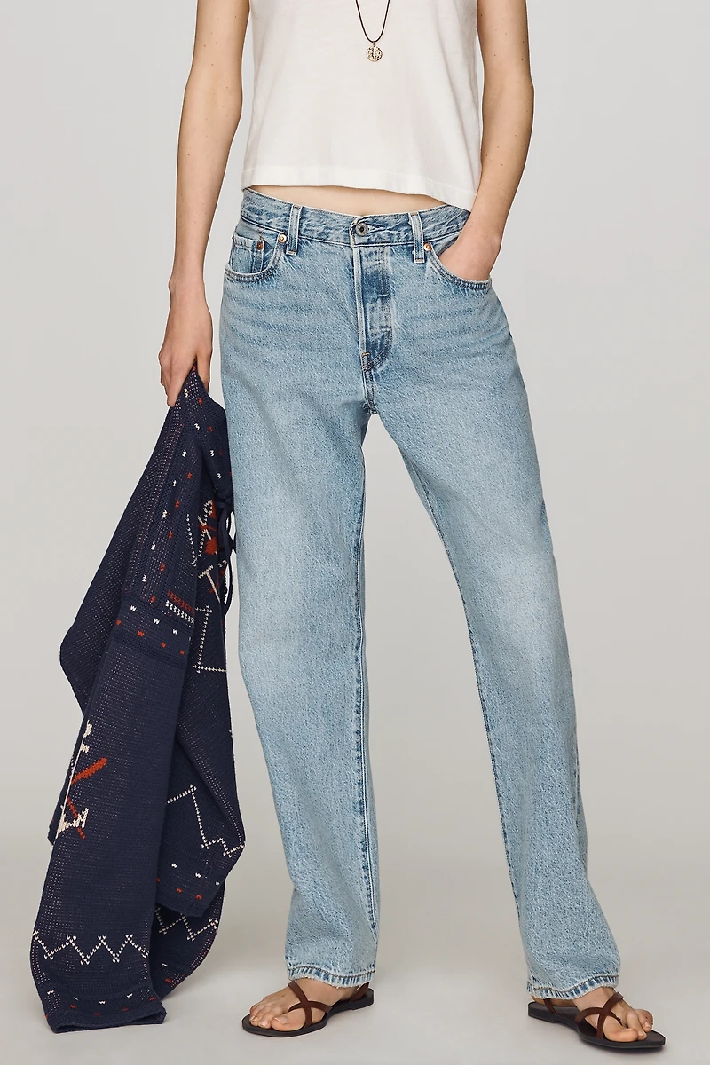 Levi's 501 90s High-Rise Straight-Leg Jeans