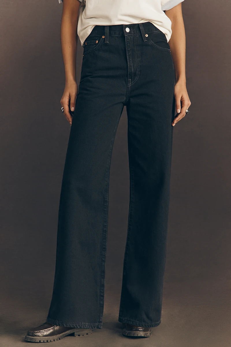 Levi's Ribcage High-Rise Wide-Leg Jeans