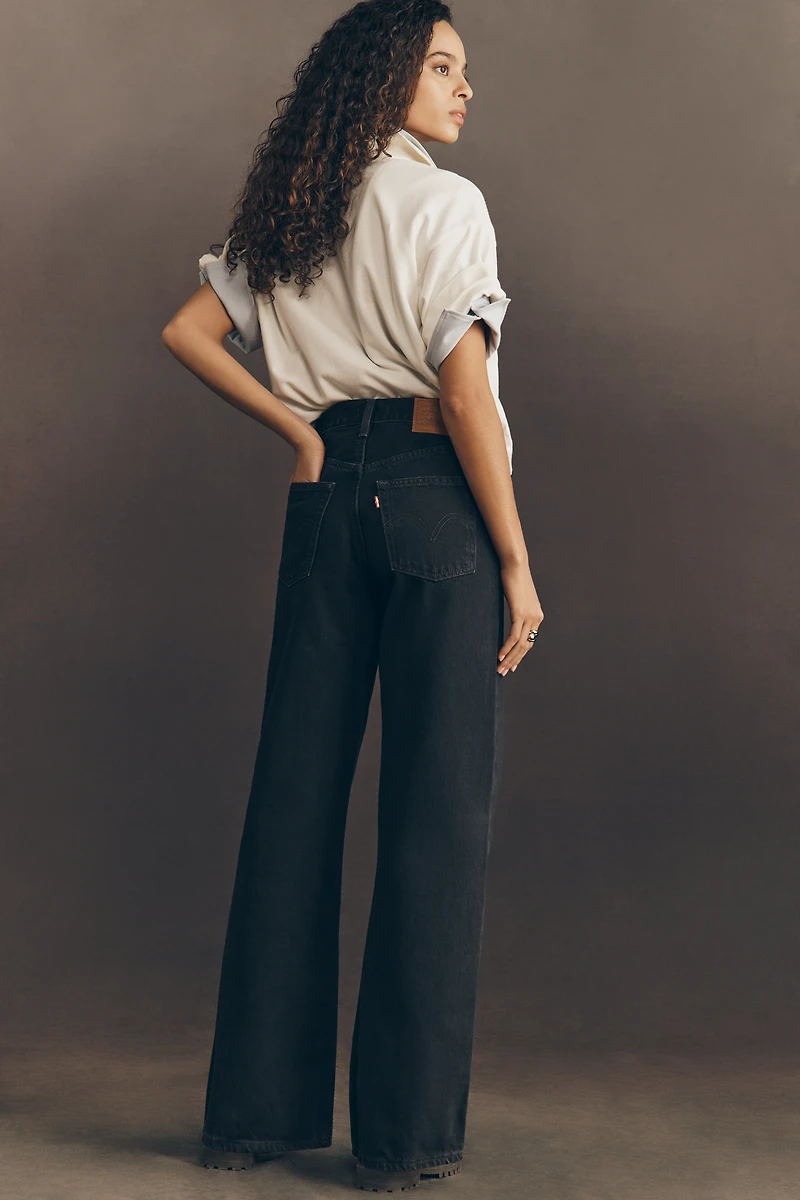 Levi's Ribcage High-Rise Wide-Leg Jeans