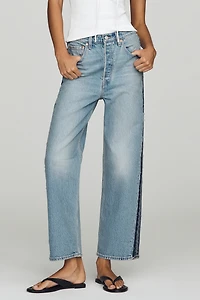 Levi's Ribcage High-Rise Straight-Leg Jeans