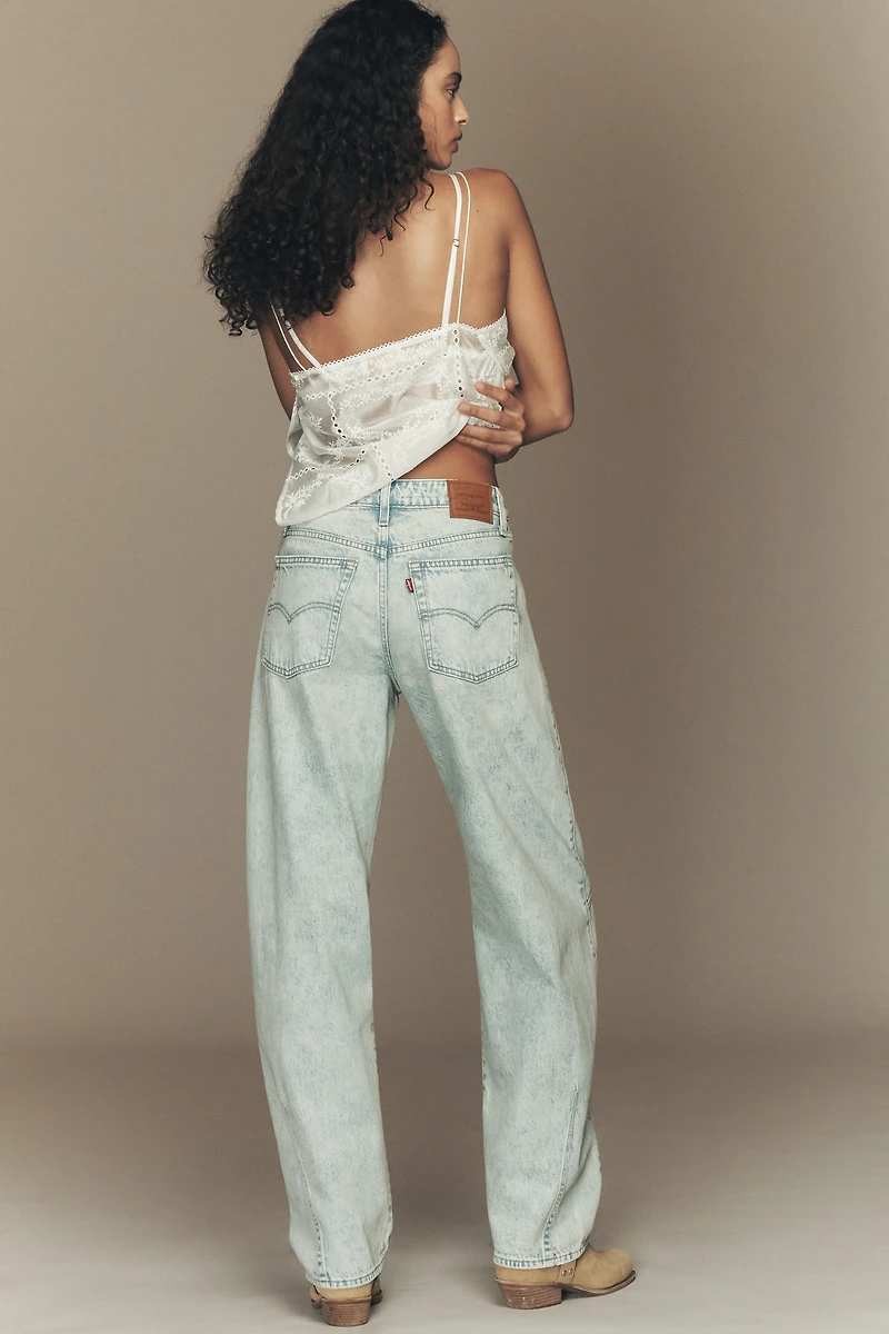 Levi's Cotton Baggy Dad High-Rise Barrel Jeans