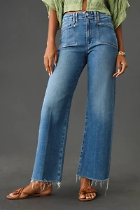PAIGE Anessa High-Rise Wide-Leg Crop Jeans