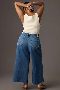 PAIGE Anessa High-Rise Wide-Leg Crop Jeans