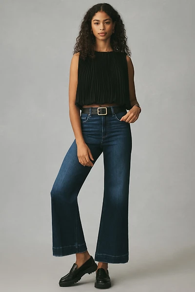 PAIGE The Anessa High-Rise Crop Wide-Leg Jeans