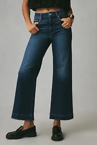 PAIGE The Anessa High-Rise Crop Wide-Leg Jeans