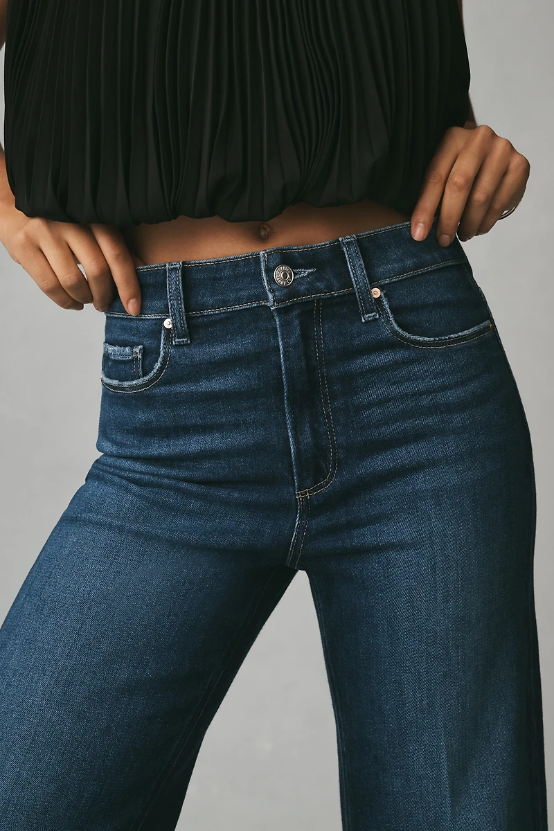 PAIGE The Anessa High-Rise Crop Wide-Leg Jeans