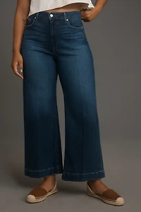 PAIGE The Anessa High-Rise Crop Wide-Leg Jeans
