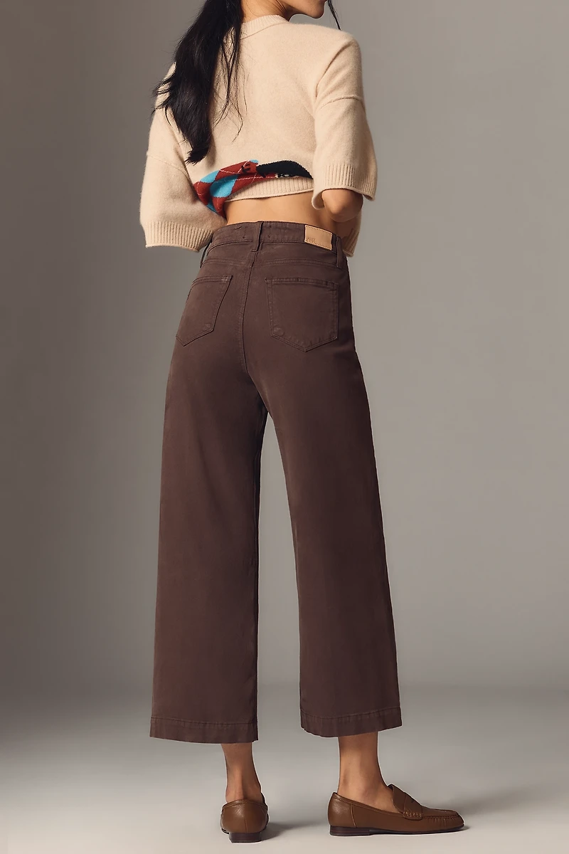 PAIGE Anessa High-Rise Crop Wide-Leg Jeans
