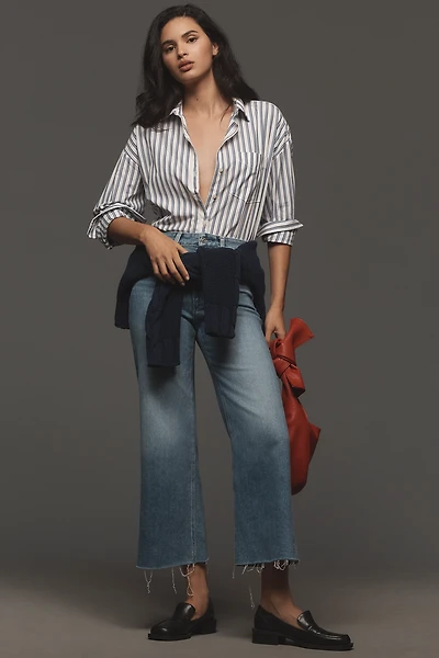 PAIGE Anessa High-Rise Wide-Leg Crop Jeans