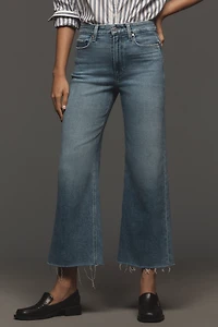 PAIGE Anessa High-Rise Wide-Leg Crop Jeans