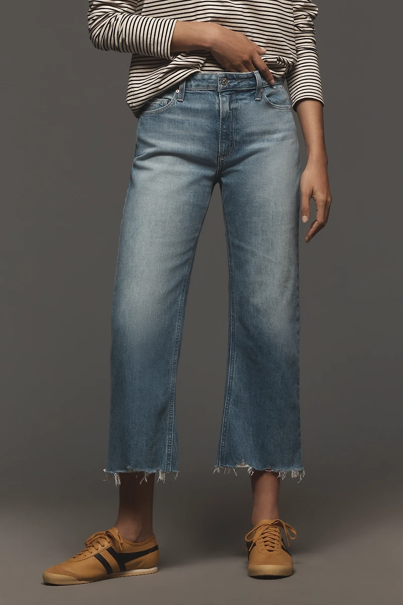 PAIGE Leenah High-Rise Straight-Leg Ankle Jeans