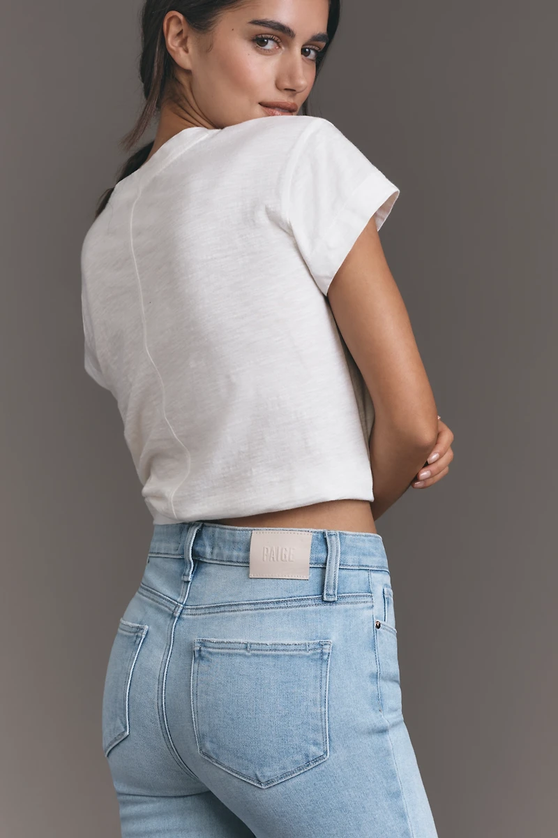 PAIGE Cindy High-Rise Straight-Leg Jeans