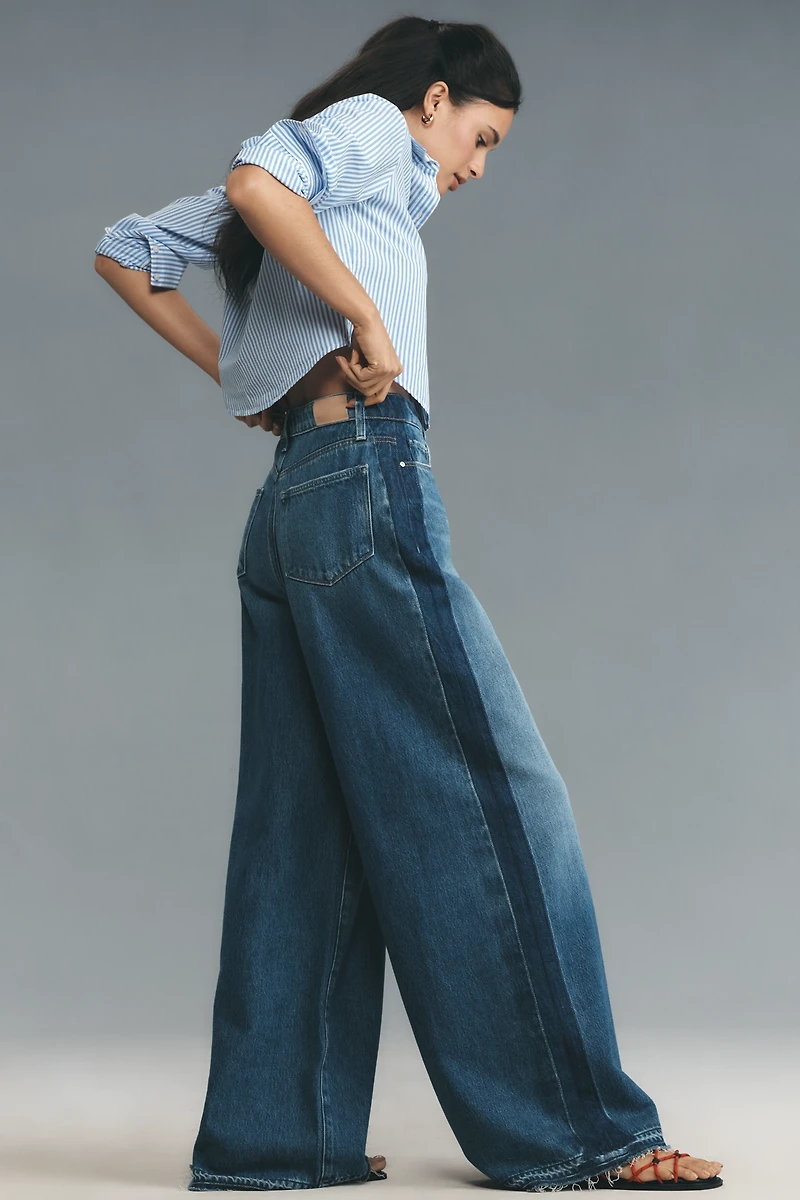 PAIGE Portia High-Rise Wide-Leg Jeans