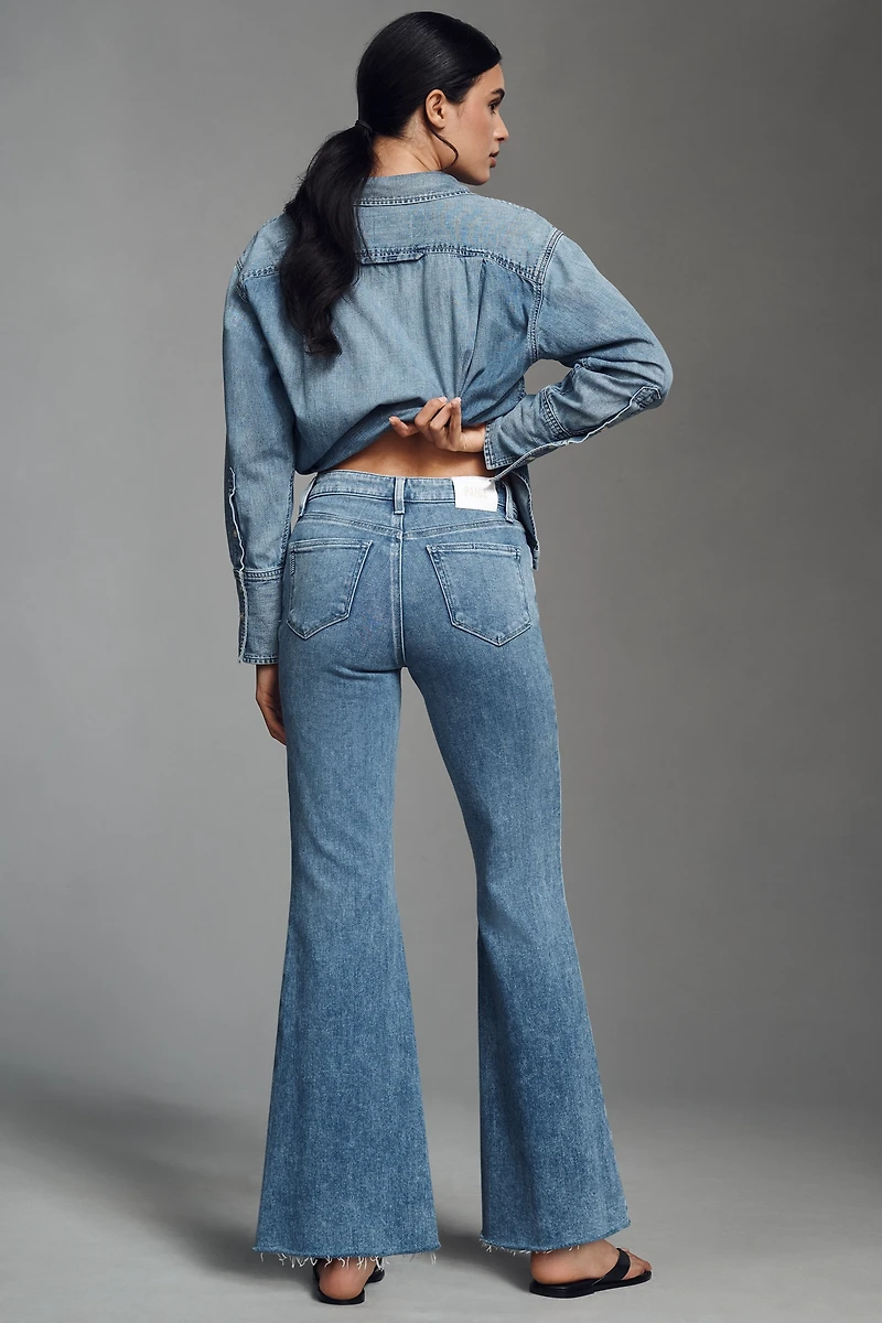 PAIGE Marlow Skimmer High-Rise Flare Jeans