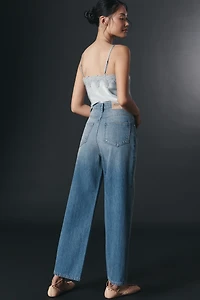 PAIGE Cameron Ankle High-Rise Straight-Leg Jeans