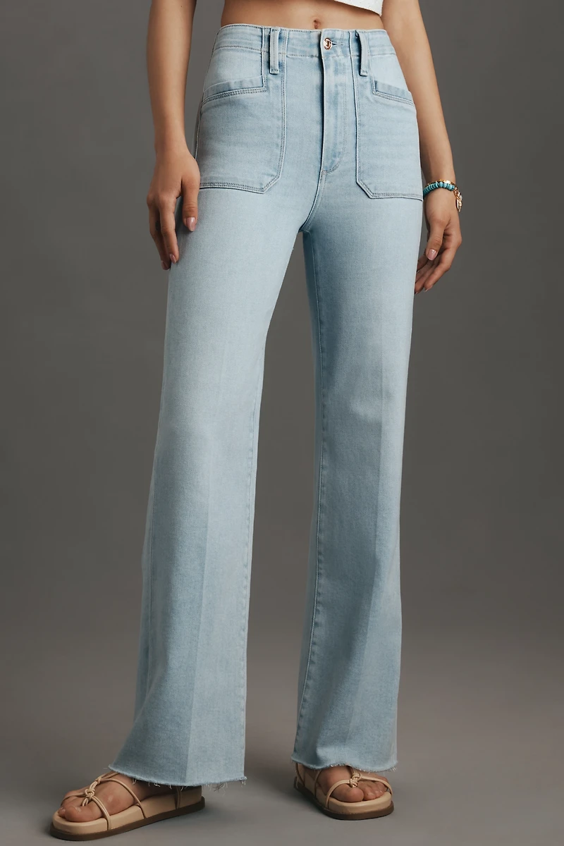 Paige Anessa High-Rise Wide Leg Jeans