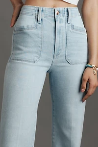 Paige Anessa High-Rise Wide Leg Jeans