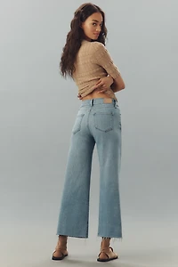 PAIGE Anessa Crop High-Rise Wide-Leg Jeans