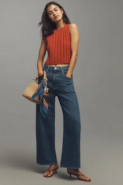 PAIGE Arellia High-Rise Tapered Jeans