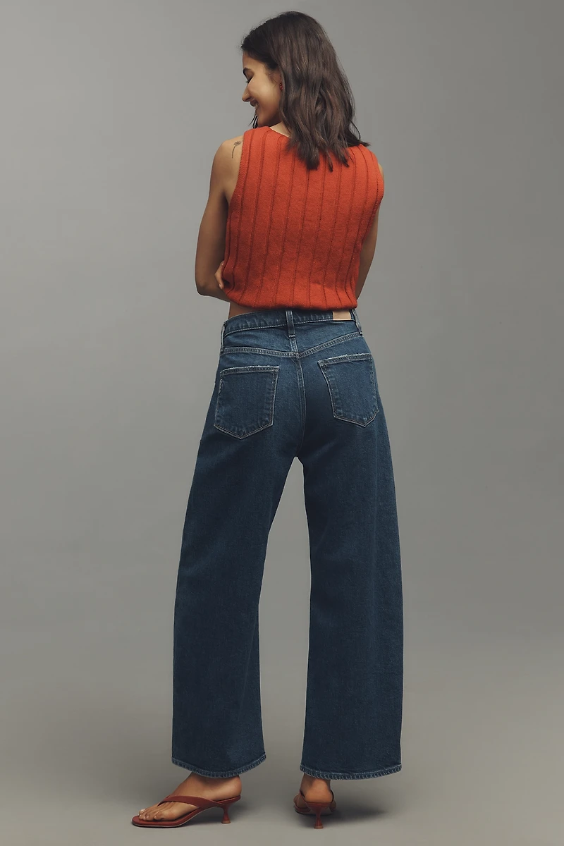 PAIGE Arellia High-Rise Tapered Jeans