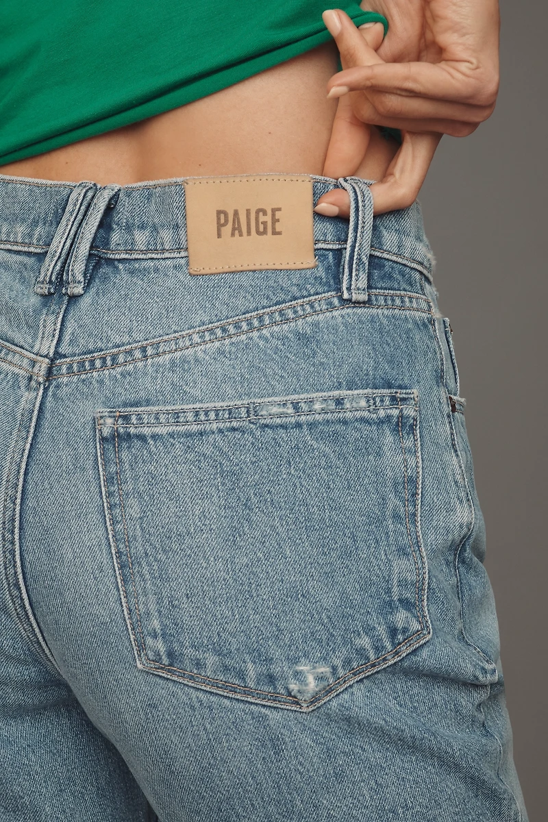 PAIGE Billy High-Rise Straight-Leg Crop Jeans