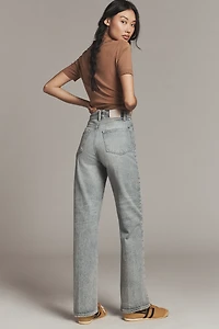 PAIGE The Sawyer High-Rise Straight-Leg Jeans