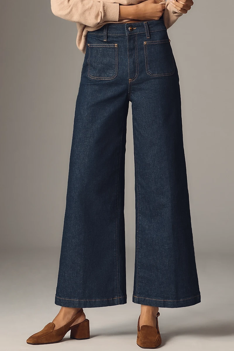 PAIGE Harper High-Rise Wide-Leg Jeans