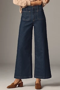 PAIGE Harper High-Rise Wide-Leg Jeans