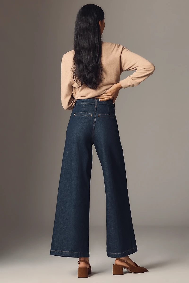 PAIGE Harper High-Rise Wide-Leg Jeans