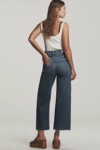 PAIGE Anessa High-Rise Crop Wide Leg Jeans