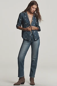 PAIGE Mason Mid-Rise Relaxed Straight-Leg Jeans