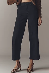 PAIGE Anessa High-Rise Crop Wide-Leg Jeans