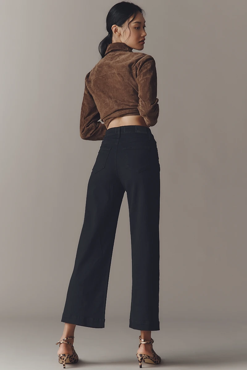 PAIGE Anessa High-Rise Crop Wide-Leg Jeans