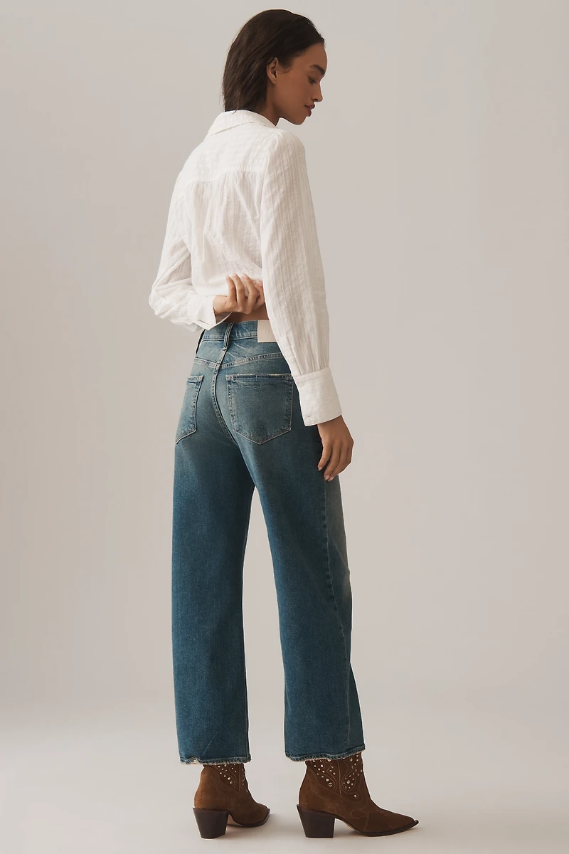 PAIGE Arellia Ankle High-Rise Taper Jeans