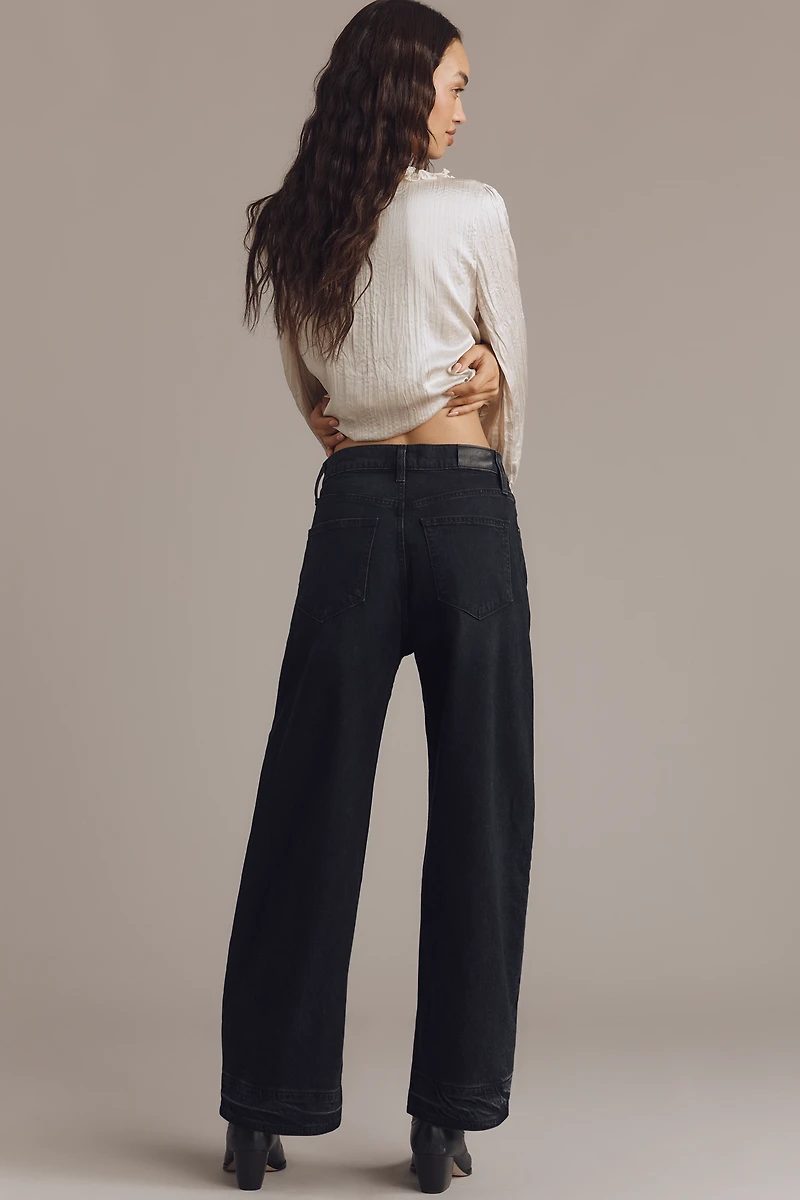 PAIGE Arellia Ankle Undone High-Rise Barrel Jeans