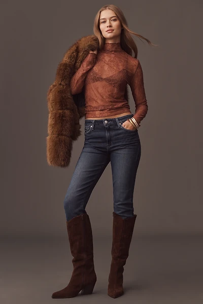 PAIGE Cindy High-Rise Straight-Leg Jeans