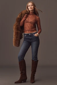 PAIGE Cindy High-Rise Straight-Leg Jeans