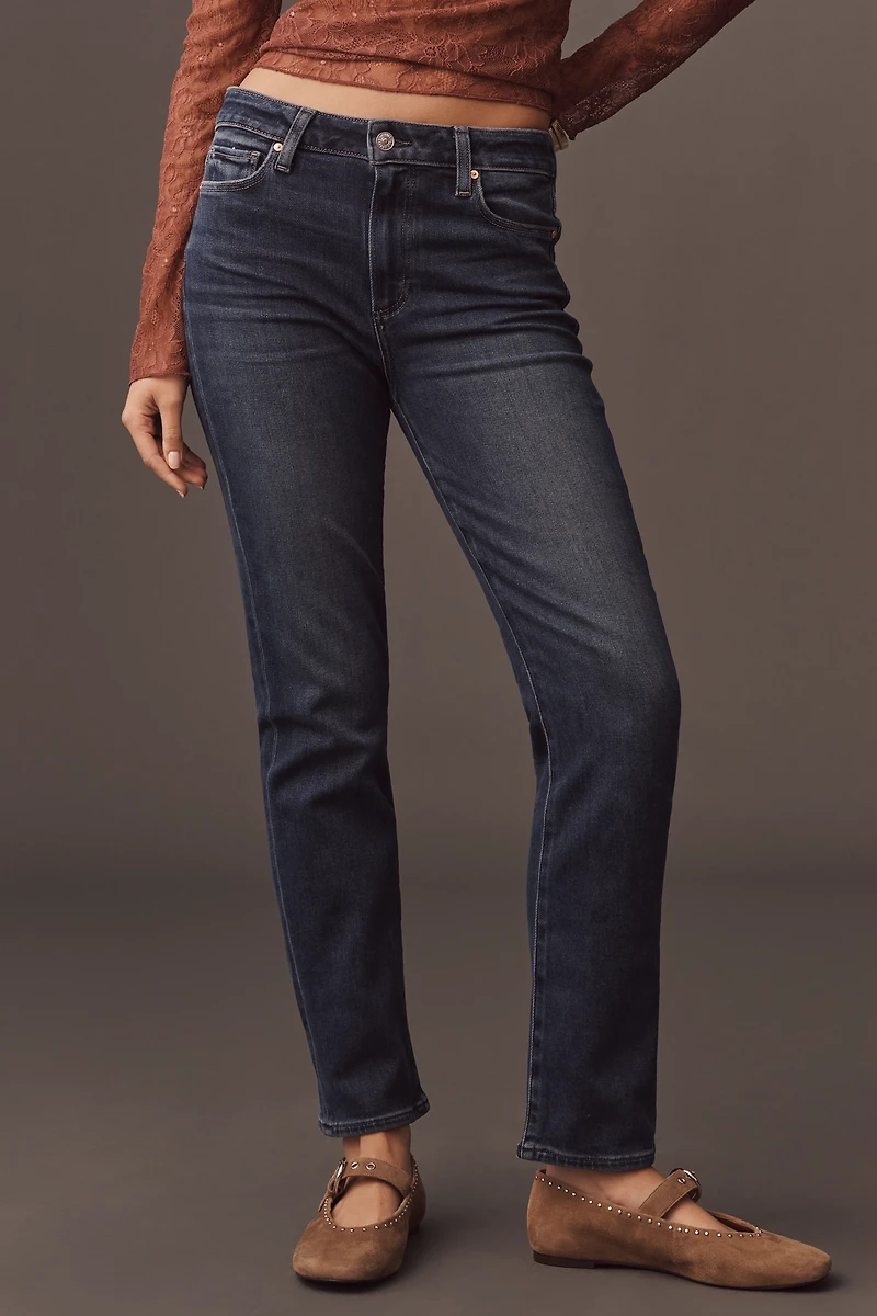 PAIGE Cindy High-Rise Straight-Leg Jeans