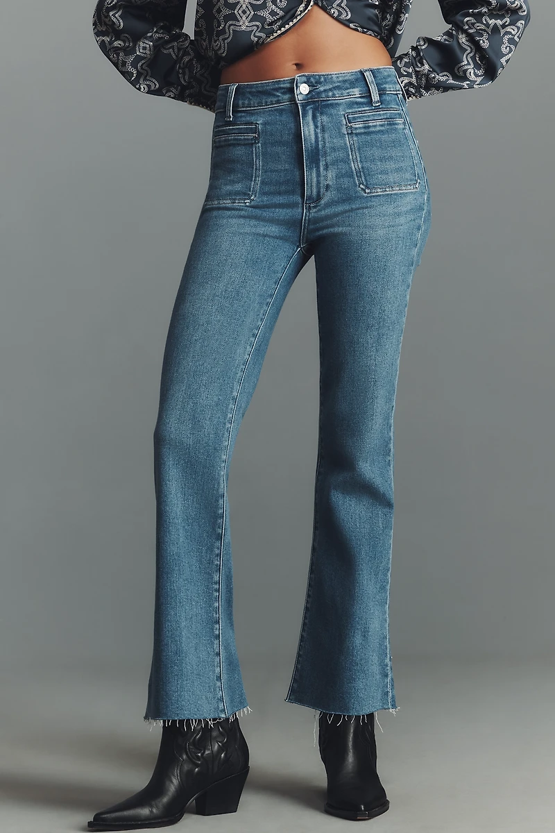 PAIGE Marlow Skimmer Mid-Rise Flare Jeans